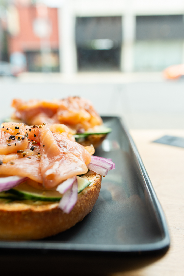 European Smoked Salmon Bagel
