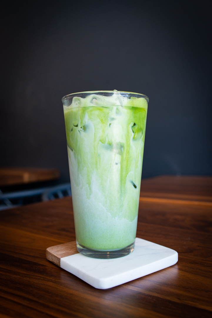 Creamy Iced Matcha Latte