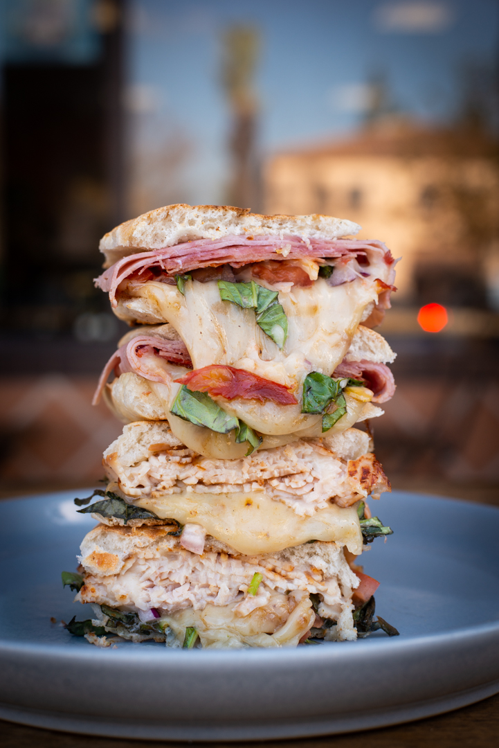 Italian Mozzarella & Turkey Basil Panini